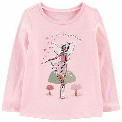 Camiseta manga longa feminina - Carter's