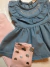 Imagem do Conjunto de Bata em jeans com elastano e Legging em cotton Infanti