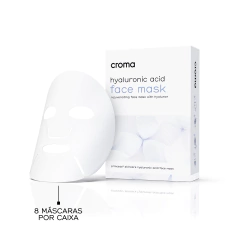 Máscara Facial Hidratante c/ Ácido Hialurônico (8 uni)