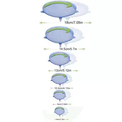 Tampa de Silicone Transparente Fresco - loja online