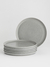 Plato Playo Procelana Fushion Grey Gris 26 cm 6 Piezas