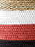 Canasto Tri 23x25x20 cm Negro, Terracota y Blanco - Intrenda