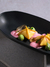 Bandeja Organico Ovalada 36x13 cm Neo Hygge Stoneware Negro matte - Intrenda