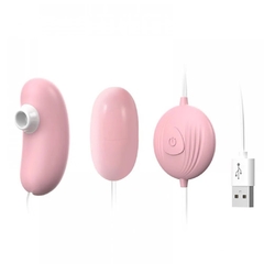LILO WE LOVE CÁPSULA VIBRADOR E ESTIMULADOR DE CLITORIS COM SUCÇÕES VIP MIX - Samy Sexy Shop