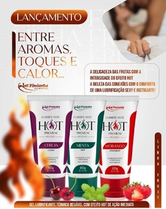 Hot Premium Lubrificante Térmico Corporal Beijável 60g La Pimienta - comprar online