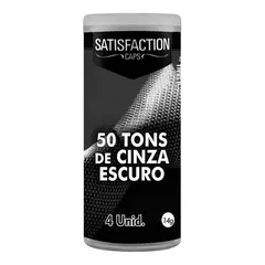 Bolinha Funcional Satisfaction 50 Tons Escuros Com 4 Unid. Ies