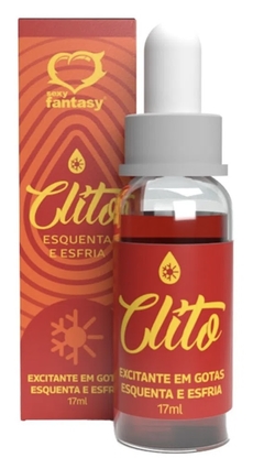CLITO EXCITANTE EM GOTAS QUE ESQUENTA E ESFRIA 17ML SEXY FANTASY