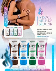 Hot Premium Lubrificante Térmico Corporal Beijável 60g La Pimienta - comprar online