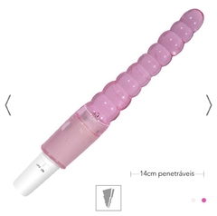 VIBRADOR BASTÃO COM CAPA ESCALONADA REMOVÍVEL RETO - comprar online