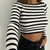 Sweater Rayado Corto en internet