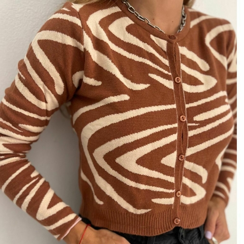 Cardigans Cebra Terracota