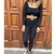 SET algodón con lycra NEGRO