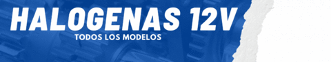 Banner de la categoría HALOGENAS 12V