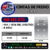 FRASLE JUEGO CINTA DE FRENO - 2 BLOQUES - MB 145 STANDAR - PARA CAMIONES 1114 -1526 -DELANTERO VOLTEO