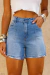 Shorts Jeans Mom Cintura Alta C Pence 24541 - comprar online
