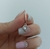 Argollitas Corazón Cubic