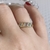 Anel Banhado em Ouro 18k, com Zircônias Coloridas
