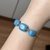 Pulseira Pedras Naturais, Banhada em Ouro 18k