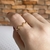 Anel em Zig Zag, Banhado em Ouro 18k