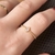 Anel com Zircônia em Formato Gota, Banhado em Ouro 18k
