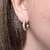 Brinco Argola Click, Banhado em Ouro 18k