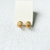 Brinco Argola, Banhado em Ouro 18k