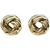 Brinco Banhado em Ouro 18k, Nozinho Grande