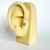 Piercing para Tragus Flor, em Prata 925, com Zircônias - comprar online