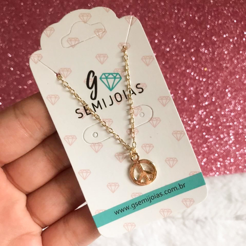 Tornozeleira Símbolo da Paz