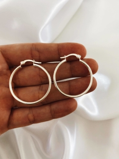 aros plata 925