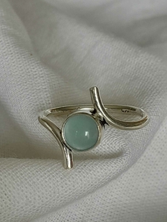 Anillo plata 925 y piedras naturales