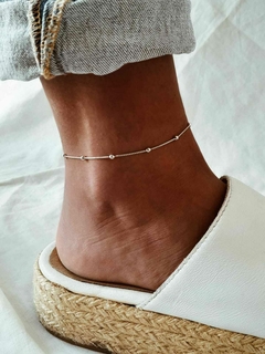 Tobillera plata 925.