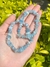Pulseira Água Marinha Azul - Qualidade Especial - Tranquilidade, Coragem e Intuição - Alcaline Cristais