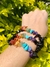 Pulseira 7 Chakras - Ágata Preta - comprar online