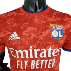 Camisa Lyon Away 21/22 Adidas Jogador - Laranja Camuflado - loja online