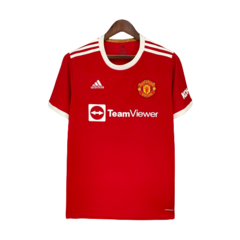 Camisa Manchester United Home 21/22 Adidas Torcedor - Vermelho