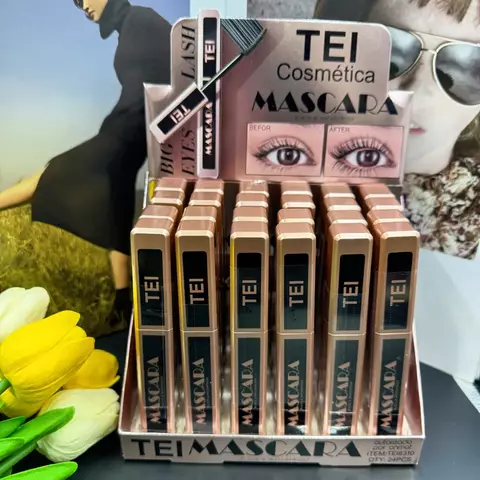 TEI mascara negra tapa dorada TEI8310