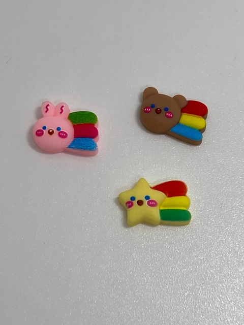 Aplique Kawaii Arcoiris x Unidad