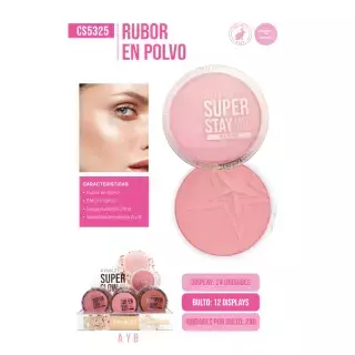 Pink21 rubor en polvo SUPER