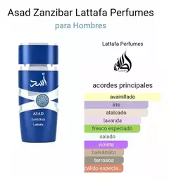 Set De Perfumes Asad Y Asad Zanzibar Hombre Edp 100ml - comprar online