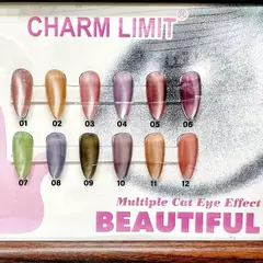 CHARM LIMIT ESMALTE SEMIPERMANENTE OJO DE GATO TAPA BLANCA en internet