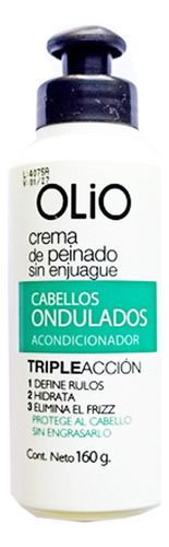 Crema Peinar Sin Enjuague Cabello Reparador Olio 160gr