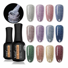 Esmaltes NAVI STARSHINE (Reflectivos) x 15 ml