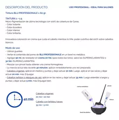 Tintura Blu Professionale Castaño Claro Ceniza 5.1 - comprar online
