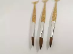 Set Pinceles Para Acrílico x 3