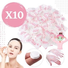 Mascarilla Facial Comprimida x 10 Uds - comprar online