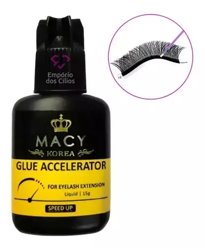Extensión de pestañas Macy Glue Drying Accelerator de 15 ml