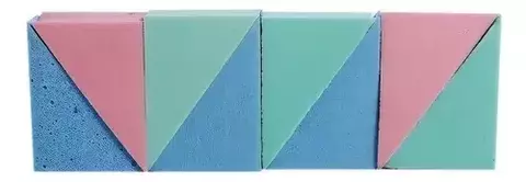 Heburn Kit X8 Esponjas Cisnes Latex Maquillaje Profesional