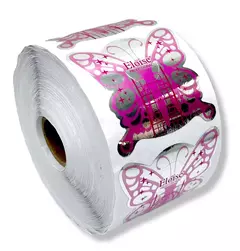 Molde de papel Eloise mariposa rosa 500pcs