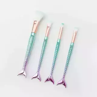 SET BROCHA PARA MAQUILLAJE SIRENA